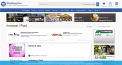 Desktop Screenshot of piteatorget.se